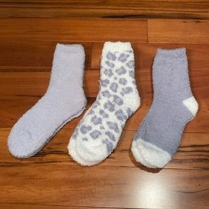 NWOT Set of 3 Fuzzy Socks